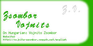 zsombor vojnits business card